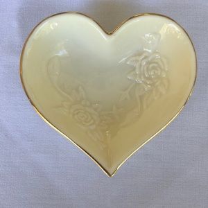Lenox Rose Heart Dish